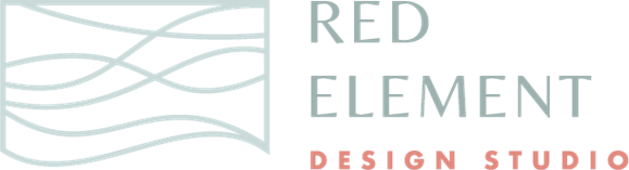 logo red element design